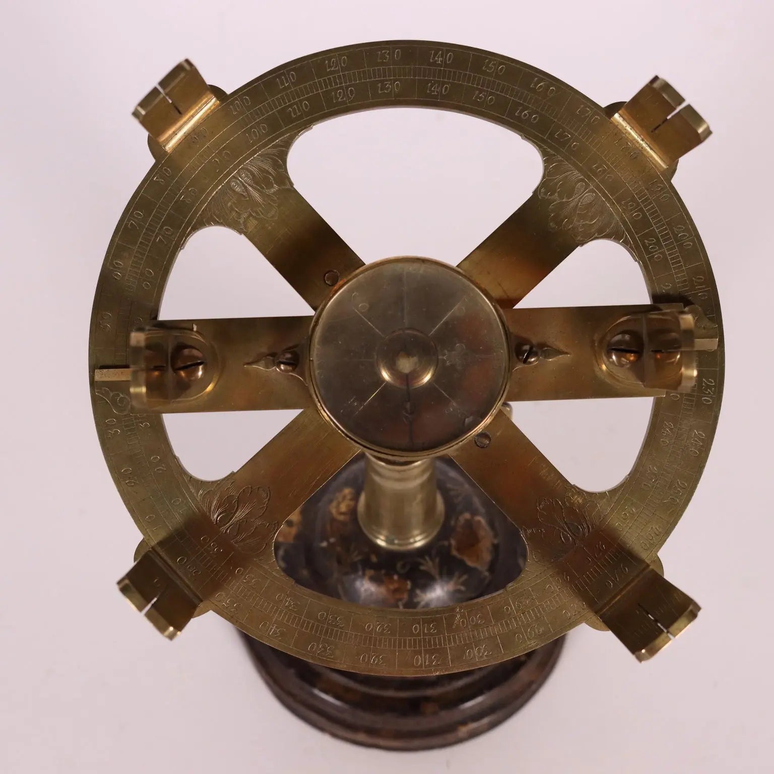 Theodolite Brass Paris France Second Half 18th Century - Baradelle a Paris | Antiques | Fancy Goods