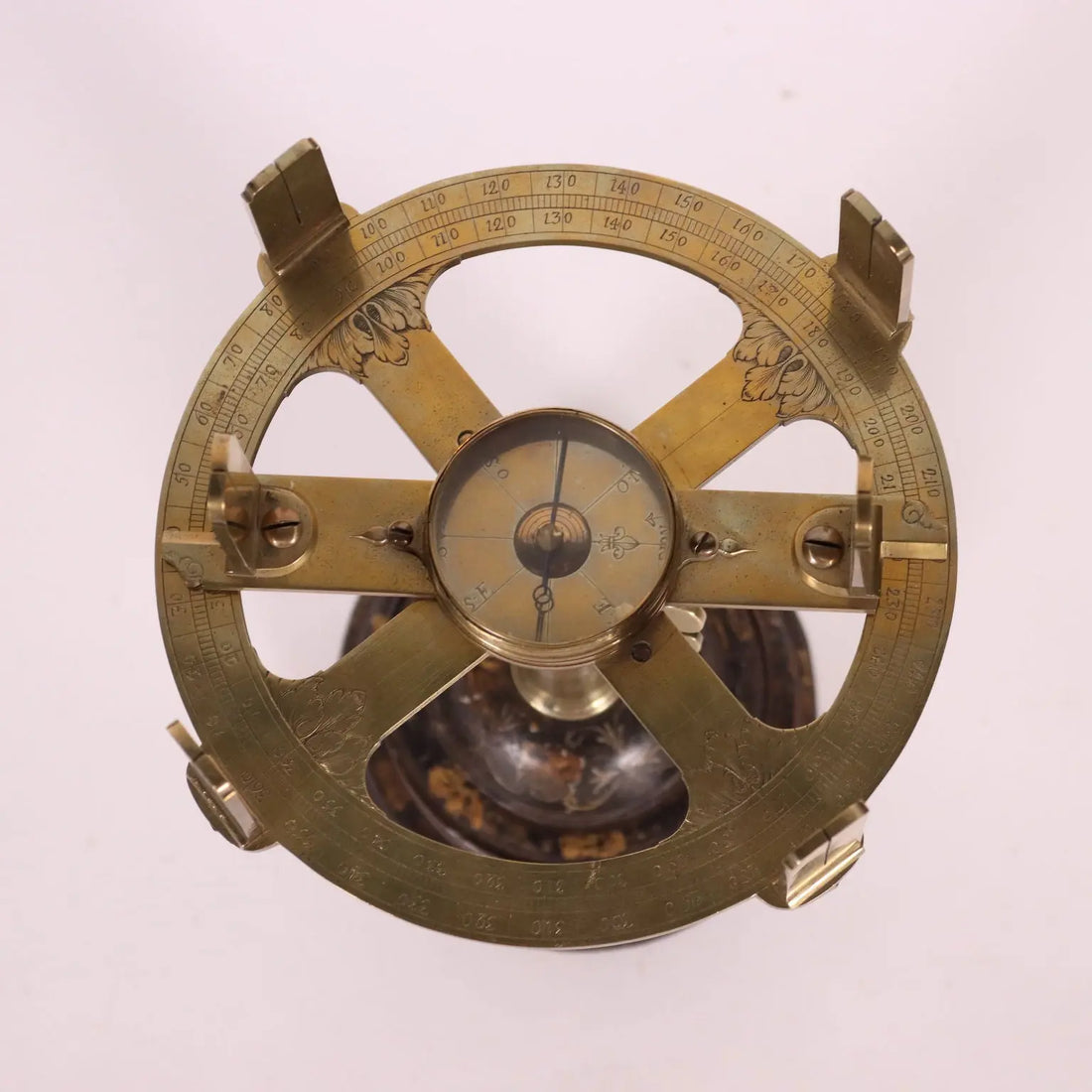 Theodolite Brass Paris France Second Half 18th Century - Baradelle a Paris | Antiques | Fancy Goods