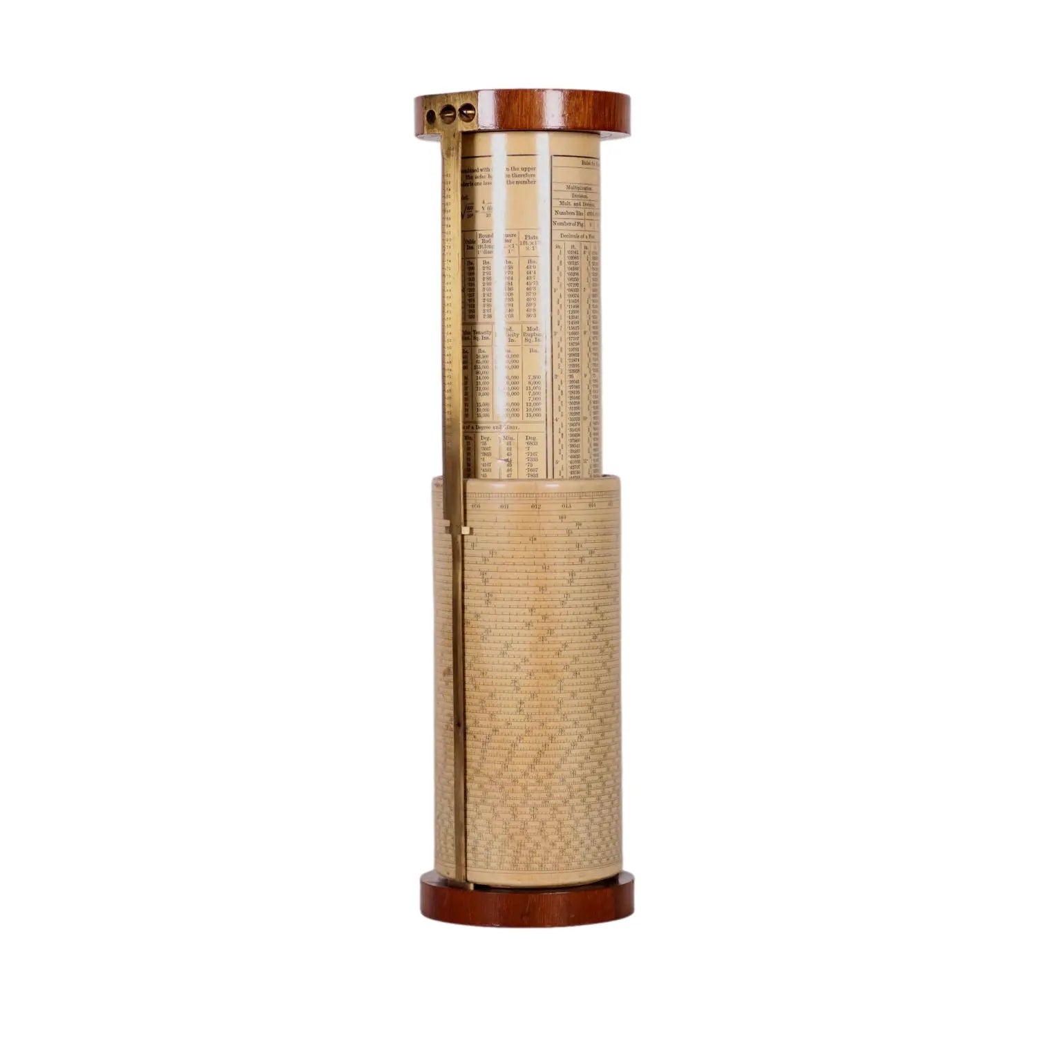 Fuller's Cylindrical Slide Rule London England Early 20th Century - Fuller's Spiral Slide Rule | Antiques | Fancy Goods
