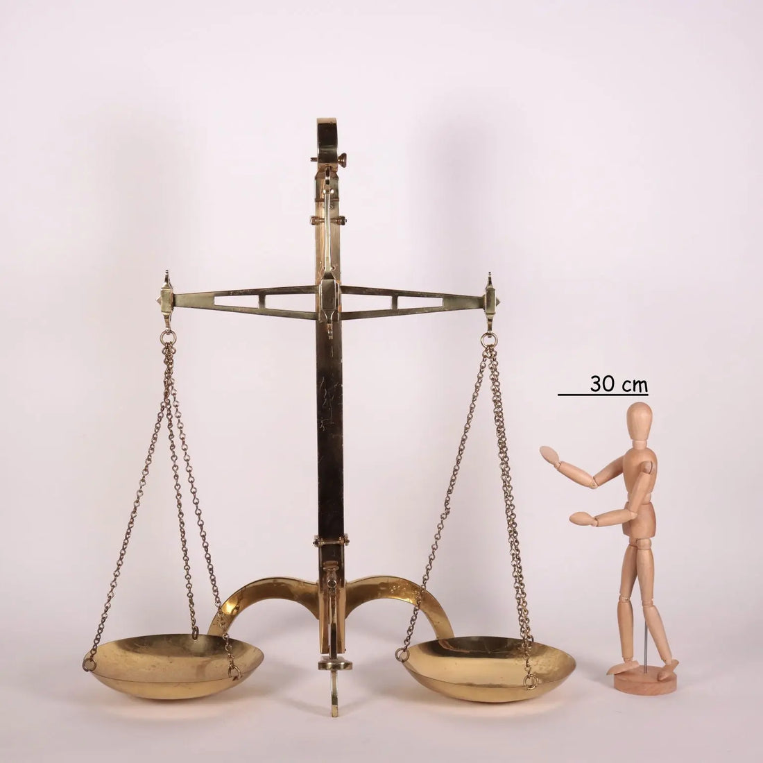 Doyle & Son London Borough Brass Victorian Scale 19th Century - Banker's Scale | Antiques | Fancy Goods