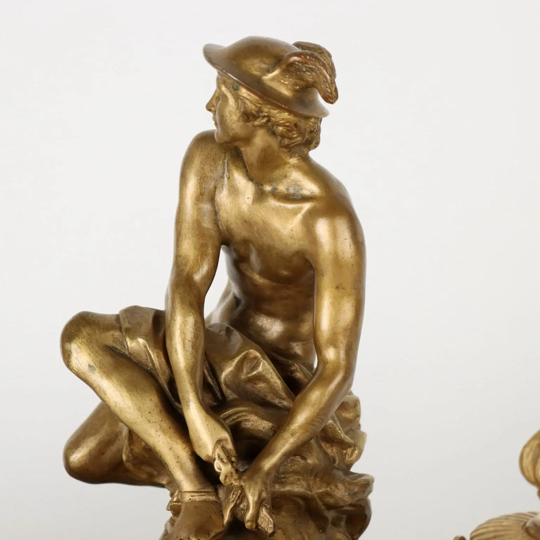 Inkwell by Jean-Marie Pigalle Bronze Marble France XIX Century | Antiques | Fancy Goods