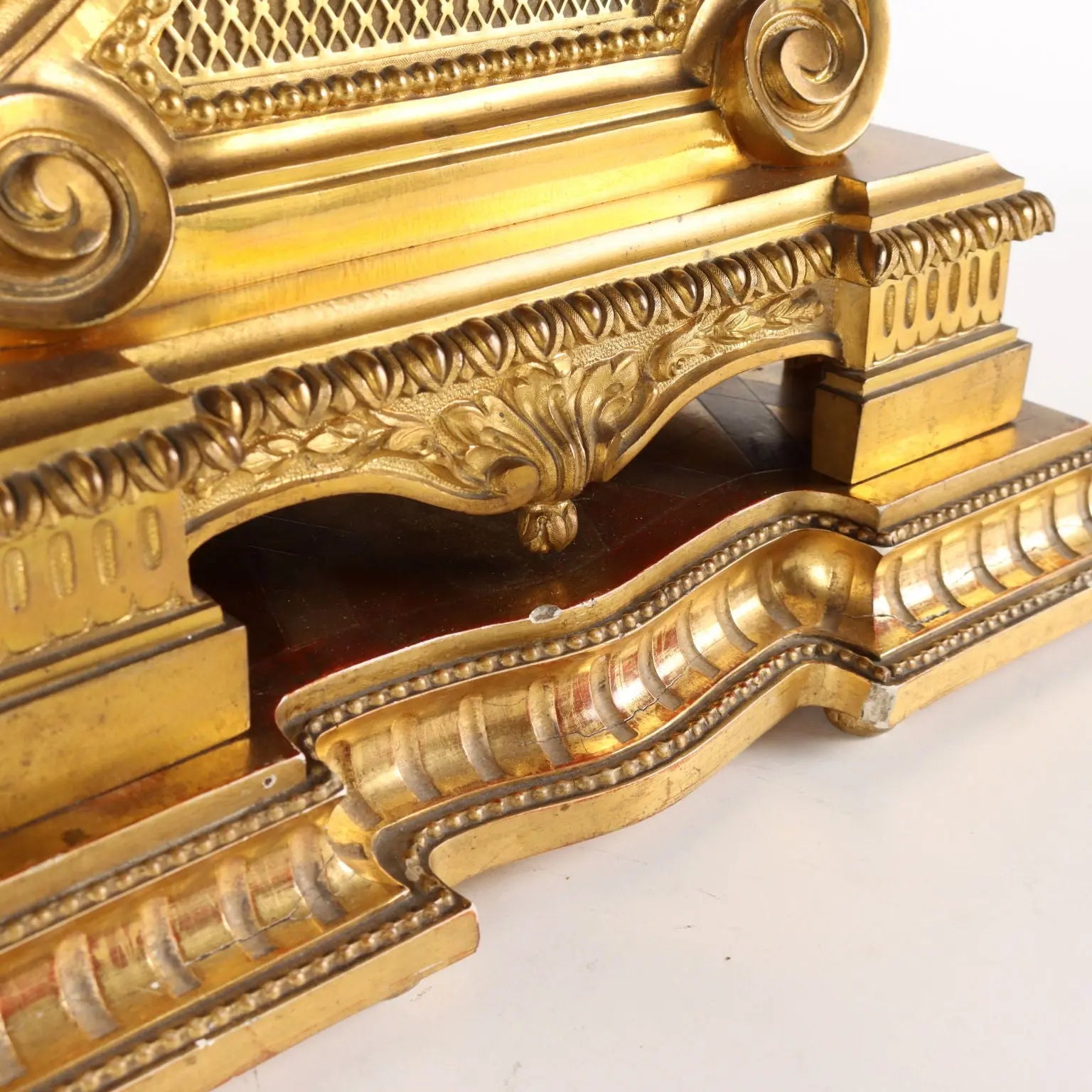 Triptych Clock G. Philippe Bronze France XIX Century | Antiques | Fancy Goods