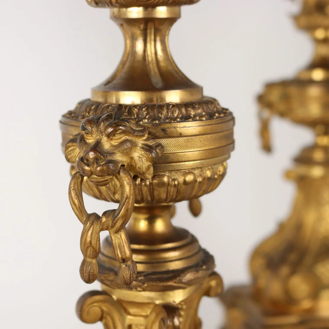 Triptych Clock G. Philippe Bronze France XIX Century | Antiques | Fancy Goods