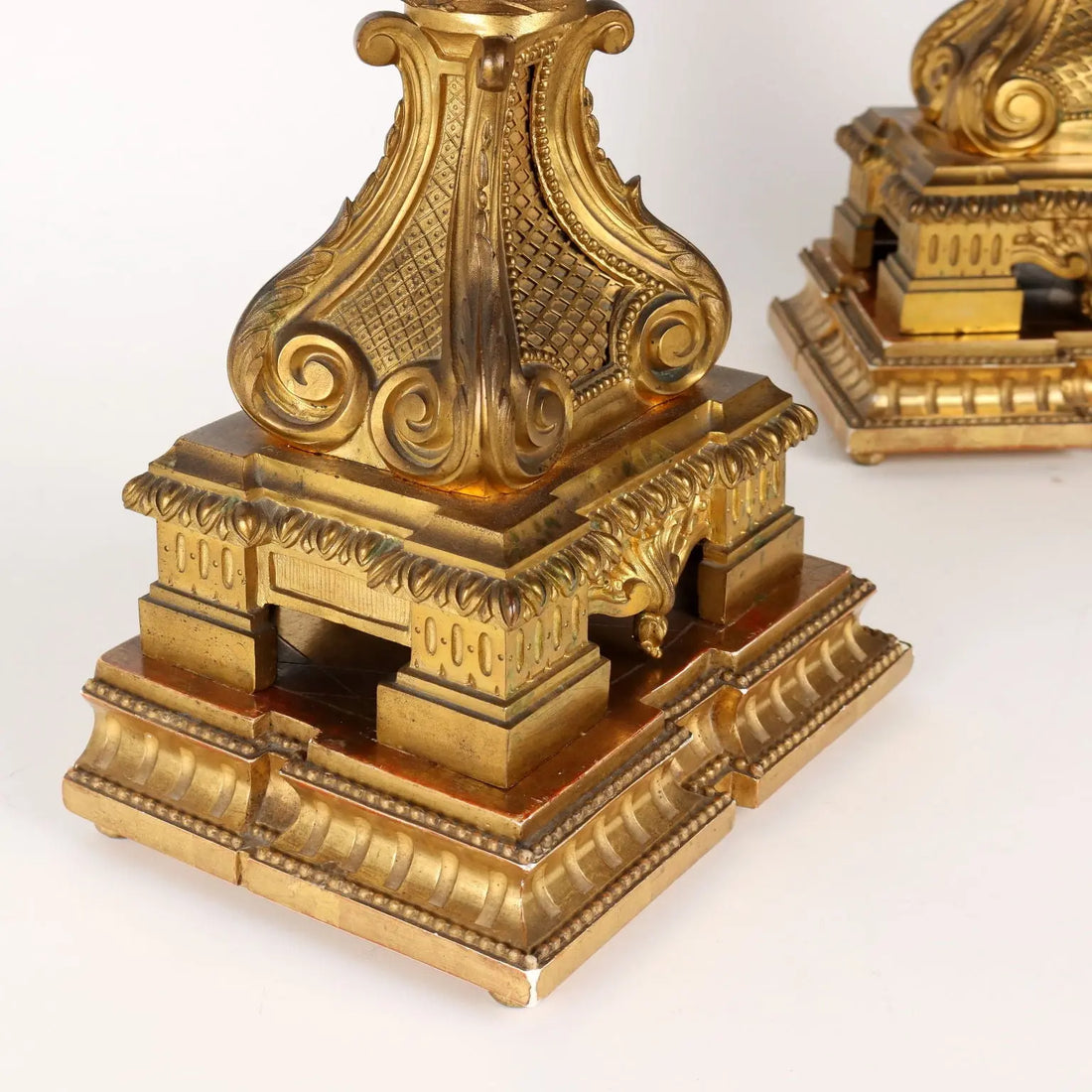 Triptych Clock G. Philippe Bronze France XIX Century | Antiques | Fancy Goods