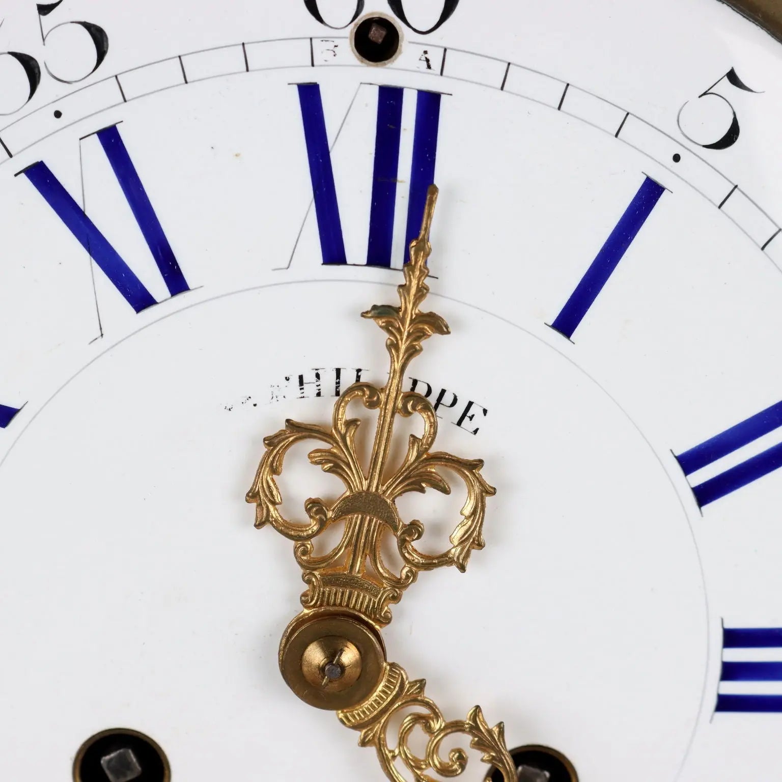 Triptych Clock G. Philippe Bronze France XIX Century | Antiques | Fancy Goods