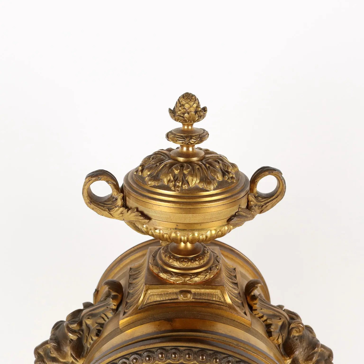 Triptych Clock G. Philippe Bronze France XIX Century | Antiques | Fancy Goods