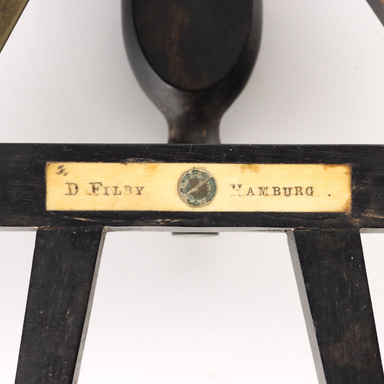 D. Filby Sextant Ebony Germany XIX Century - Hamburg 1837 - 1862 | Antiques  Fancy Goods