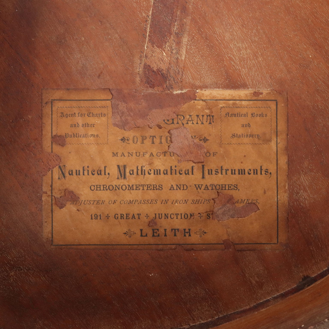 D. Filby Sextant Ebony Germany XIX Century - Hamburg 1837 - 1862 | Antiques  Fancy Goods