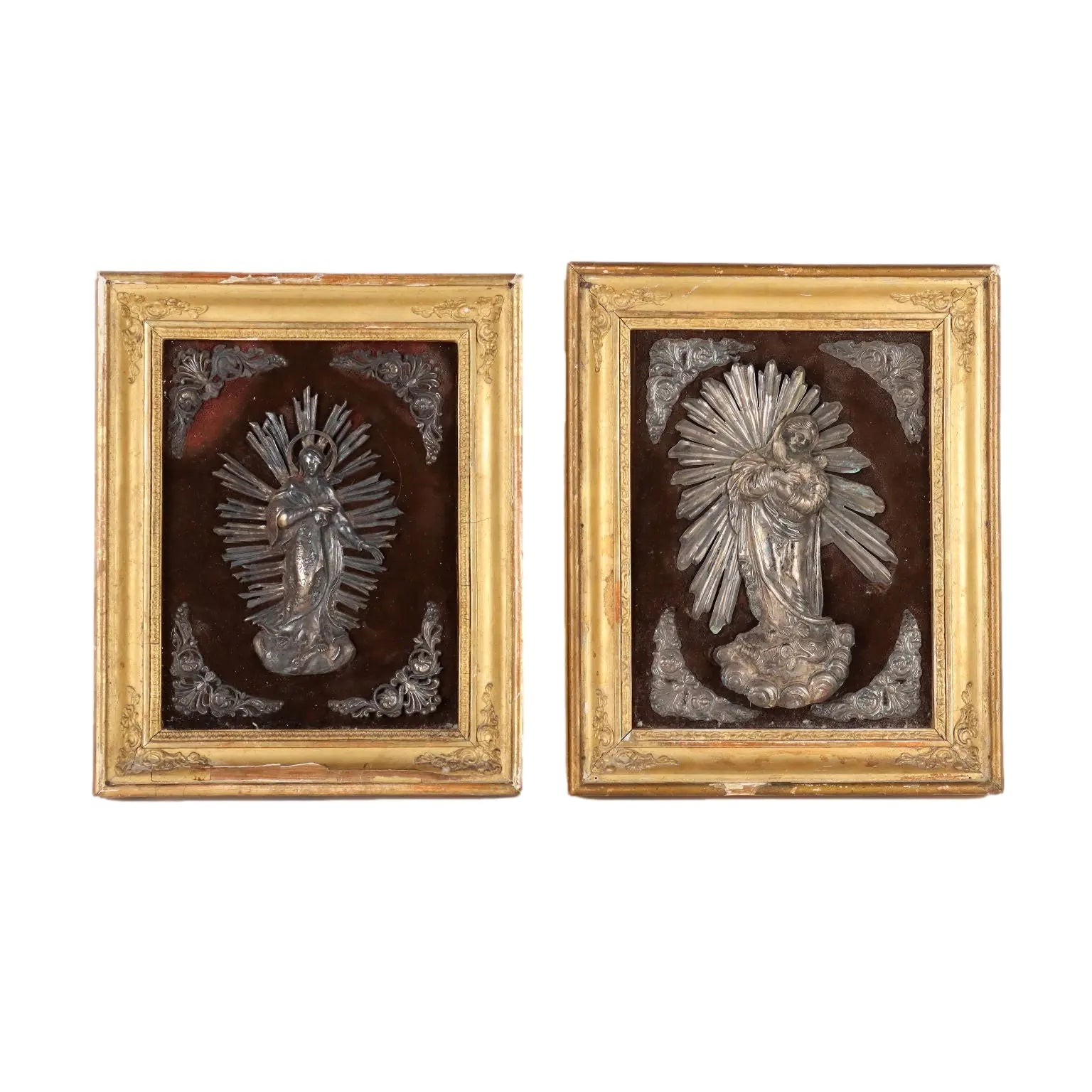 Pair of Silver Plaques - Italy XIX Century | Antiques | Fancy Goods