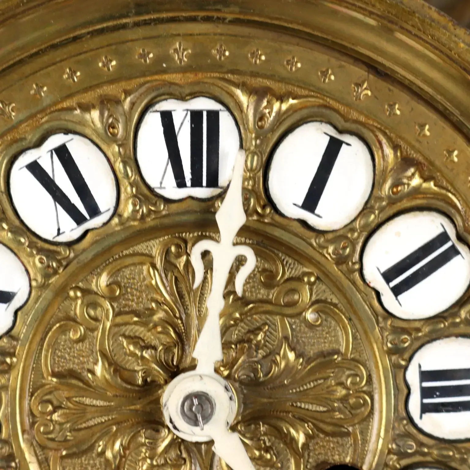 Rococo Style Wall Clock Bronze Italy XIX Century | Antiques | Fancy Goods