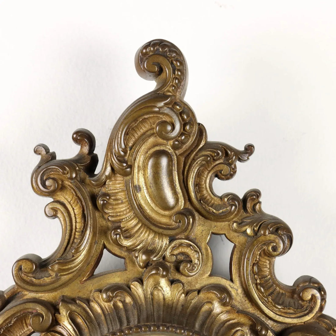 Rococo Style Wall Clock Bronze Italy XIX Century | Antiques | Fancy Goods