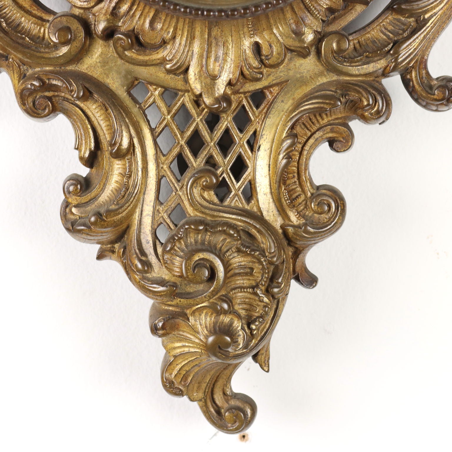 Rococo Style Wall Clock Bronze Italy XIX Century | Antiques  Fancy Goods