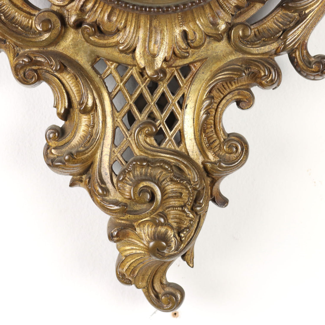 Rococo Style Wall Clock Bronze Italy XIX Century | Antiques  Fancy Goods