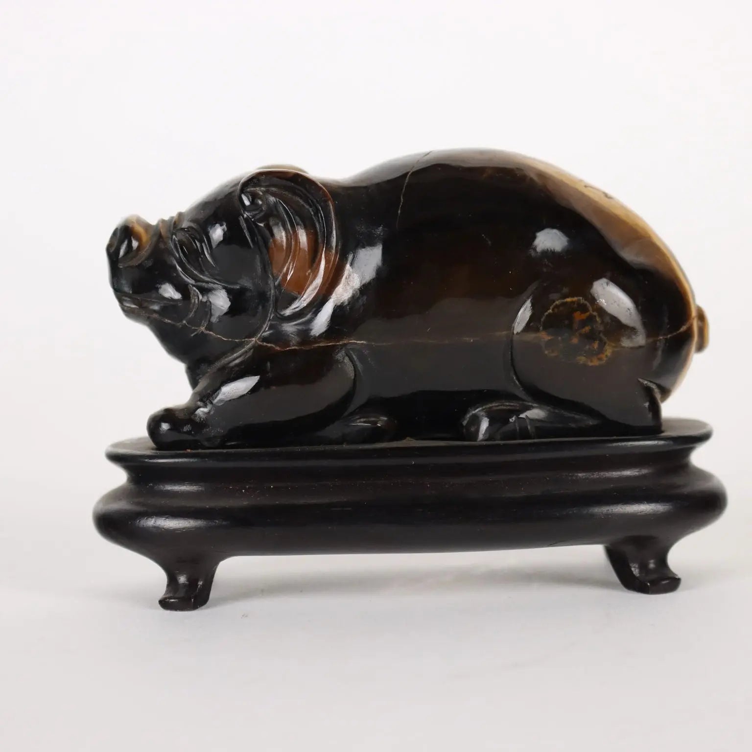 Pig Stone China XX Century | Antiques  Fancy Goods