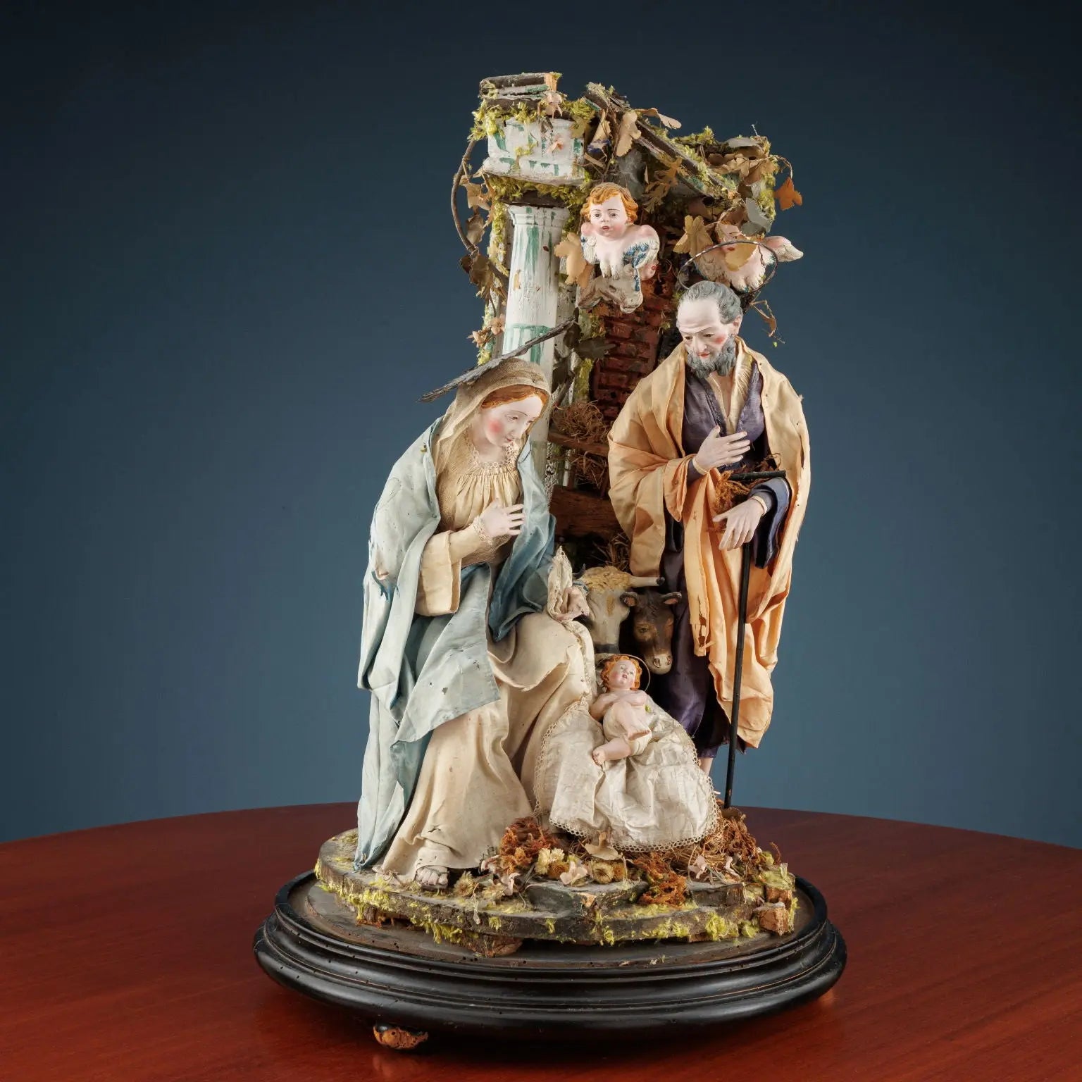 Great Antique Neapolitan Creche Architectural Capriccio '800 | Antiques | Fancy Goods