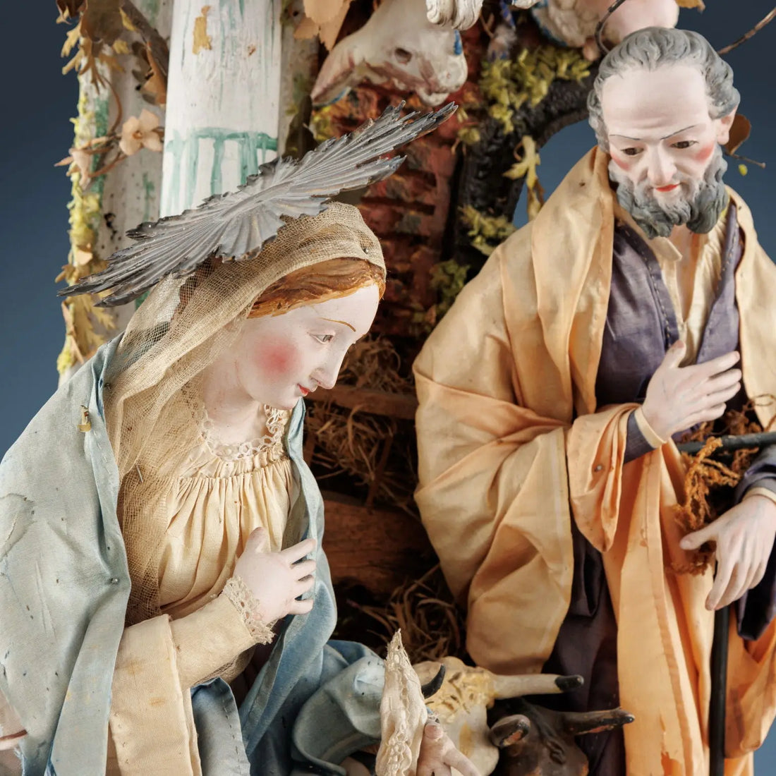 Great Antique Neapolitan Creche Architectural Capriccio '800 | Antiques | Fancy Goods