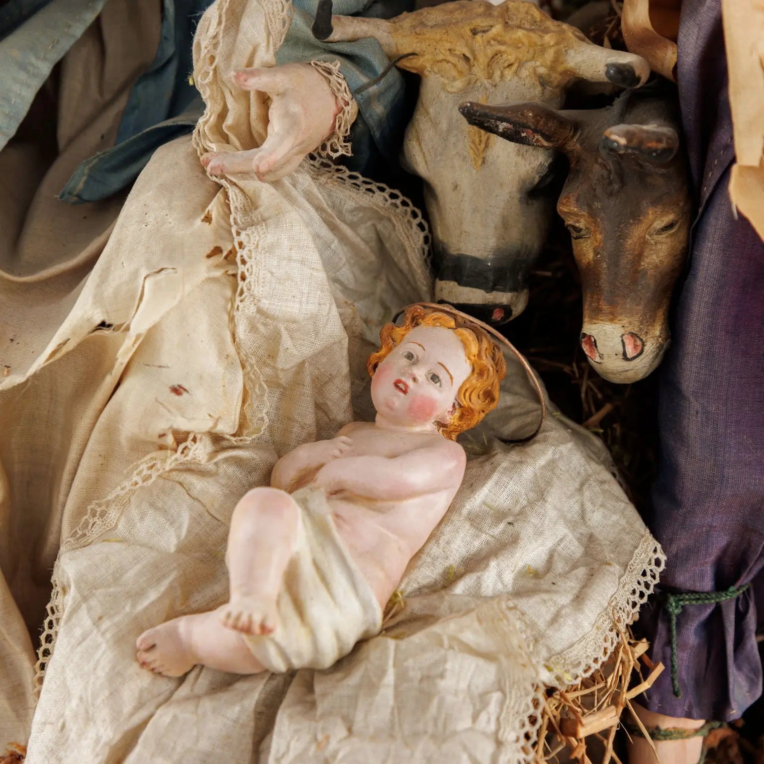 Great Antique Neapolitan Creche Architectural Capriccio '800 | Antiques | Fancy Goods