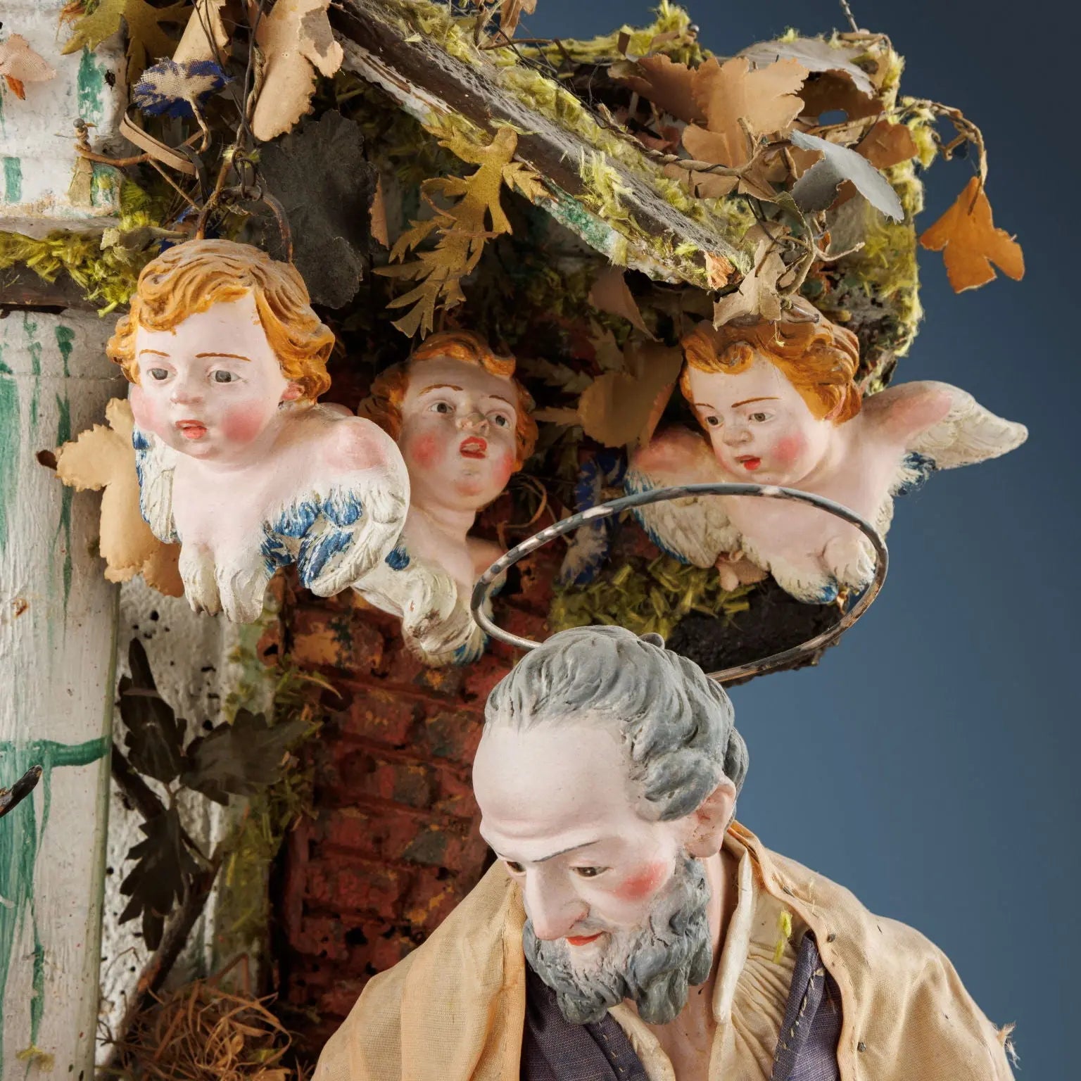 Great Antique Neapolitan Creche Architectural Capriccio '800 | Antiques | Fancy Goods