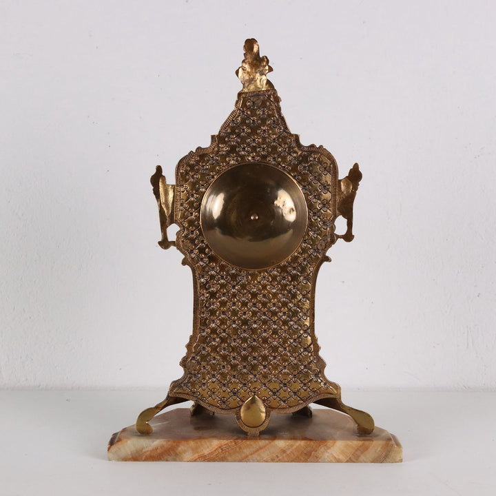 Antique Table Clock Bronze Onyx Europe XX Century - Europe, Mid XX Century ca. | Antiques  Fancy Goods