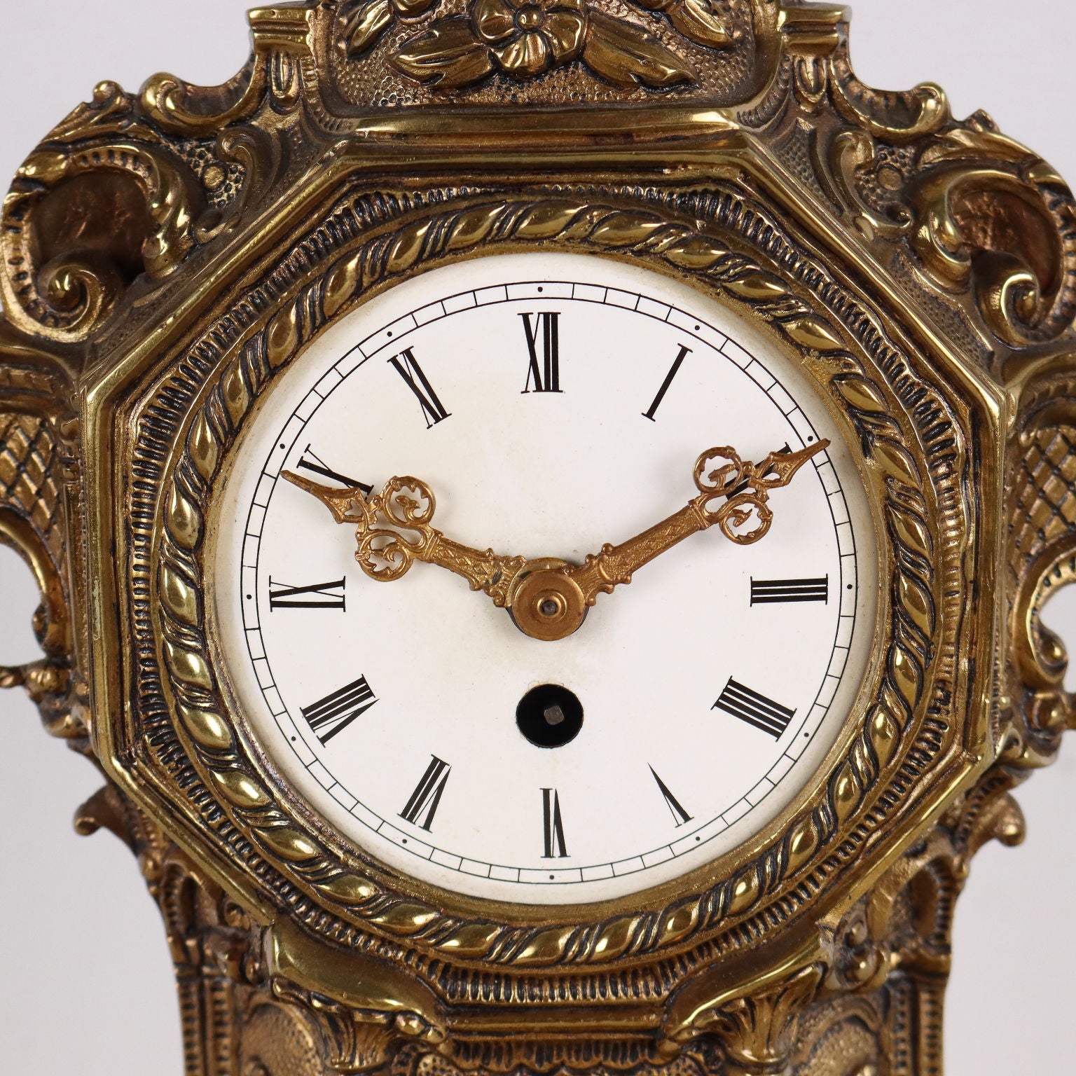 Antique Table Clock Bronze Onyx Europe XX Century - Europe, Mid XX Century ca. | Antiques  Fancy Goods