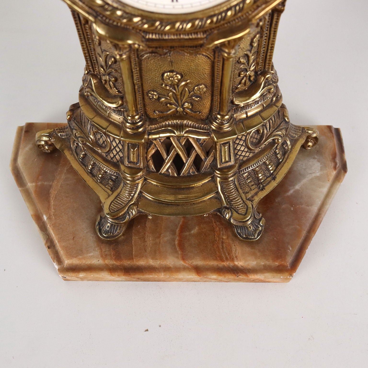 Antique Table Clock Bronze Onyx Europe XX Century - Europe, Mid XX Century ca. | Antiques  Fancy Goods