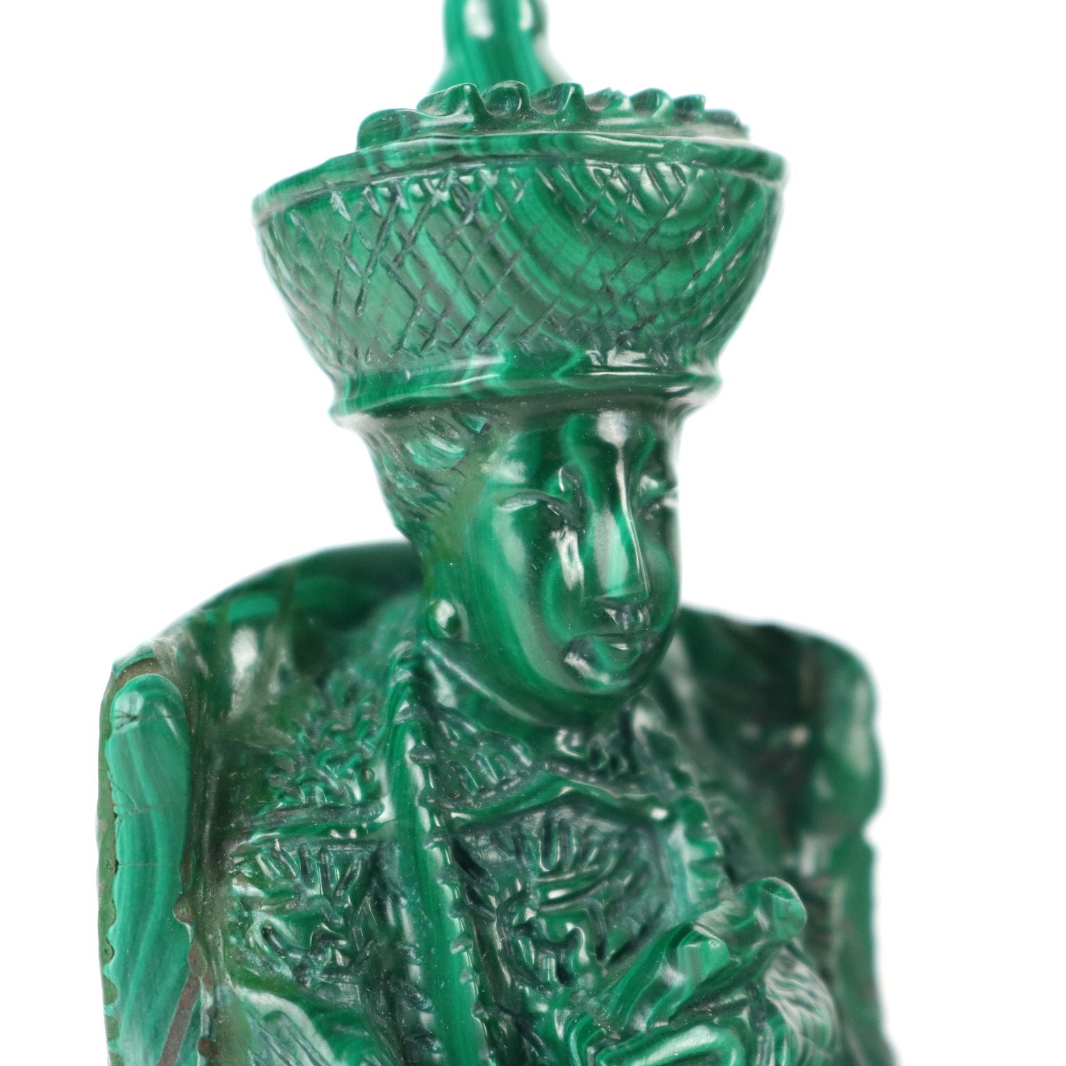 Malachite Sculpture China XX Century | Antiques  Fancy Goods