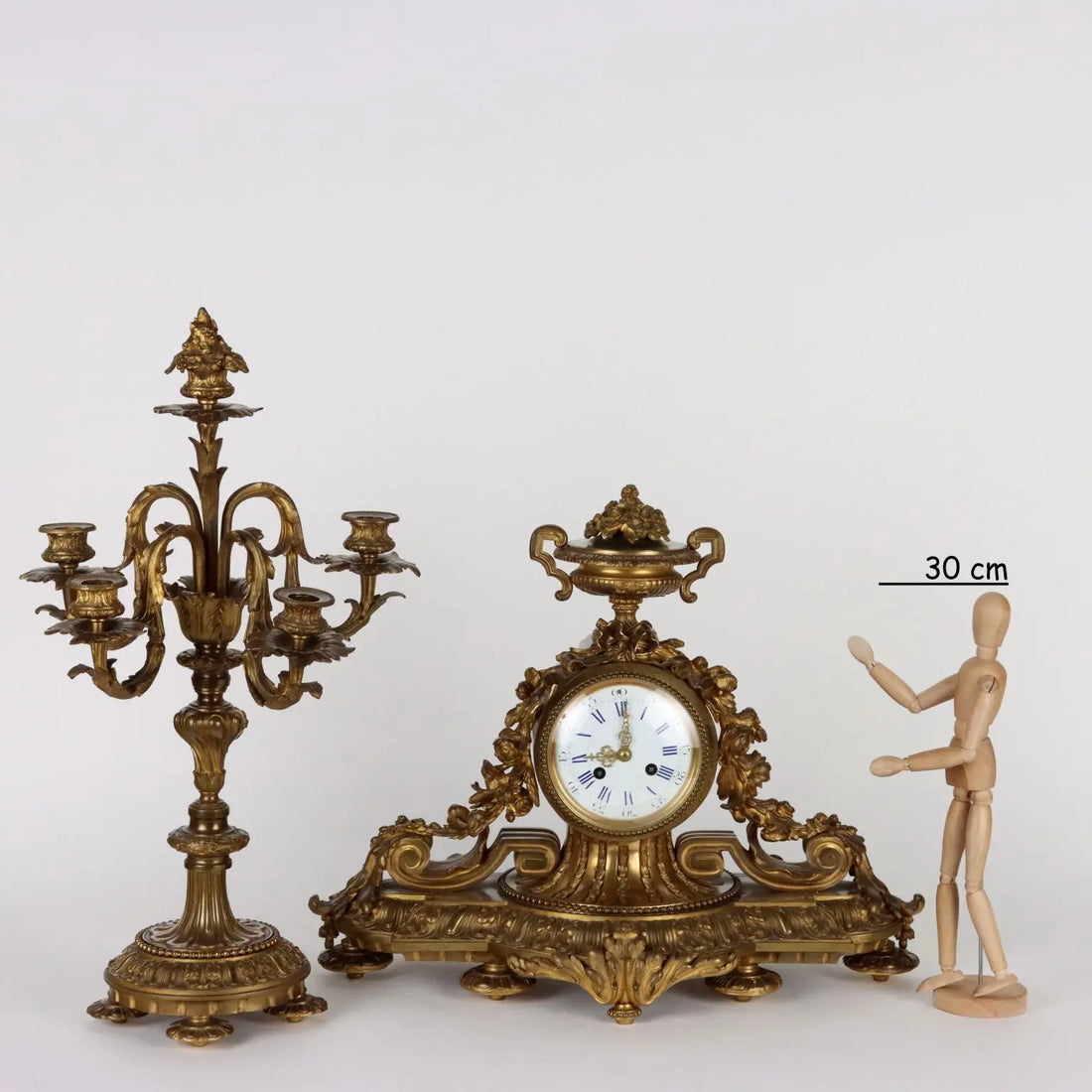 Antique Clock Triptych Bronze France XIX Century - France Second half of the 19th century | Antiques | Fancy Goods