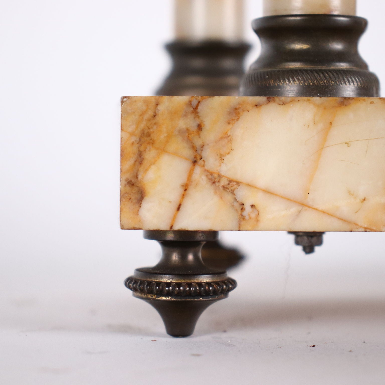 Antique Triptych Marble and Bronze Clock France XIX Century - France Second half of the 19th century | Antiques  Fancy Goods