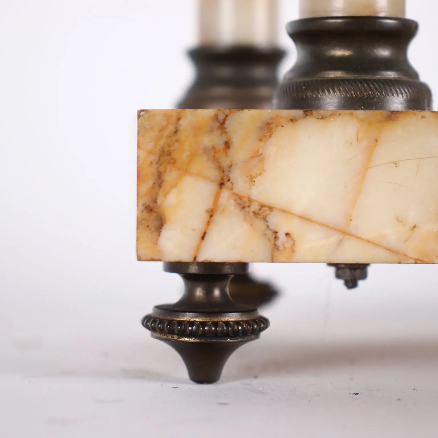 Antique Triptych Marble and Bronze Clock France XIX Century - France Second half of the 19th century | Antiques | Fancy Goods