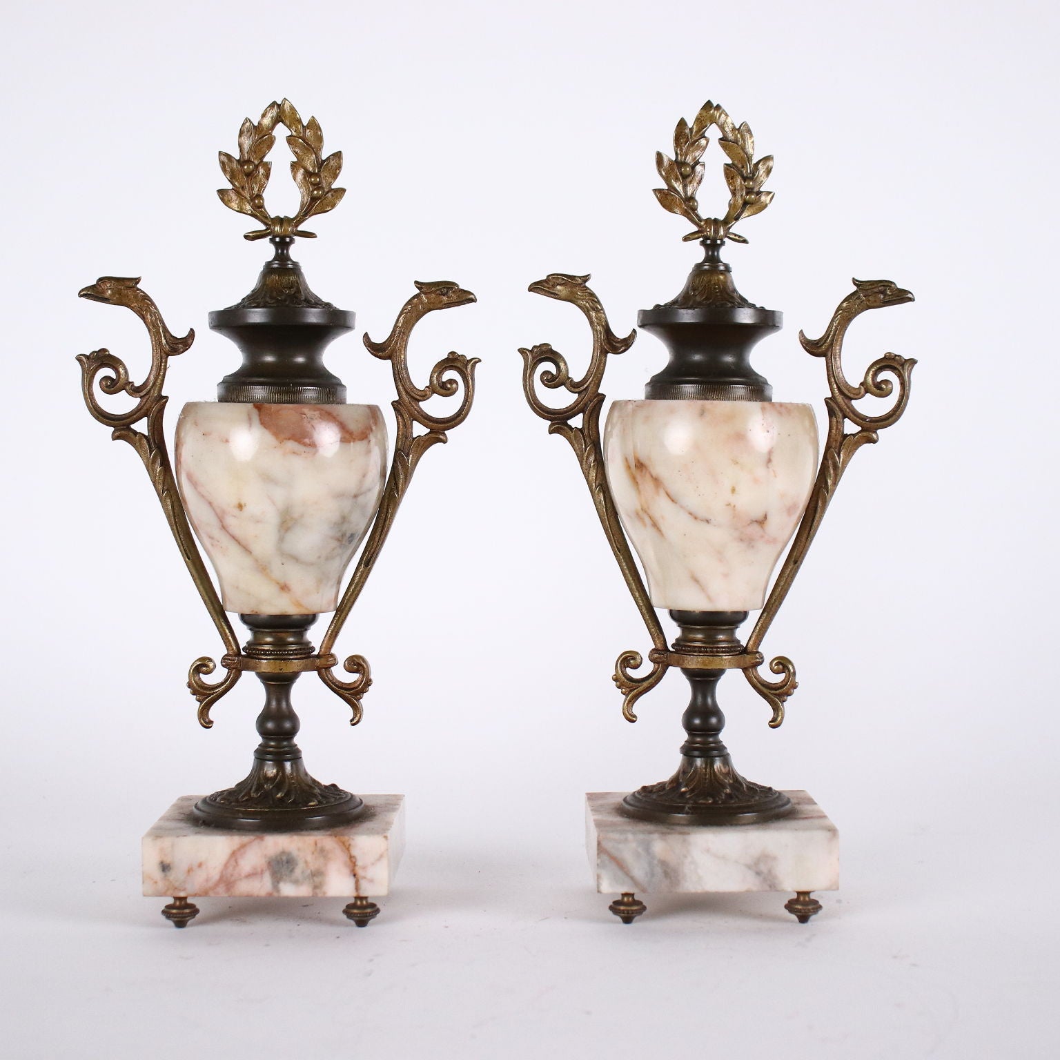 Antique Triptych Marble and Bronze Clock France XIX Century - France Second half of the 19th century | Antiques  Fancy Goods