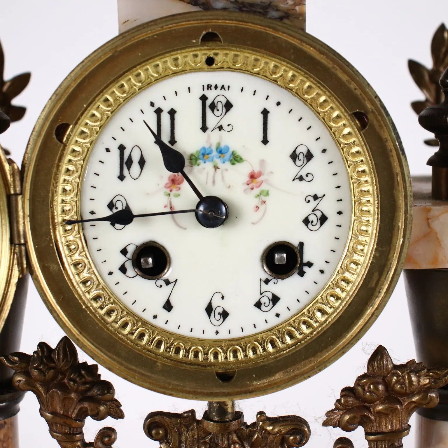 Antique Triptych Marble and Bronze Clock France XIX Century - France Second half of the 19th century | Antiques | Fancy Goods
