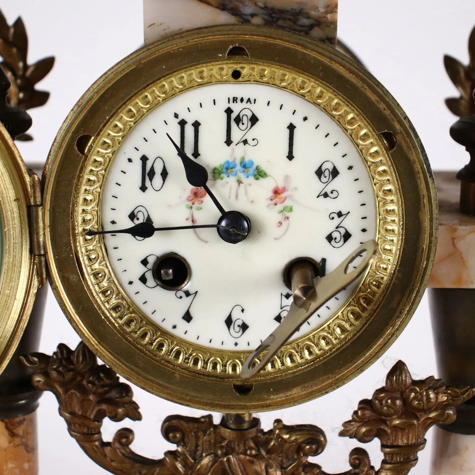 Antique Triptych Marble and Bronze Clock France XIX Century - France Second half of the 19th century | Antiques | Fancy Goods