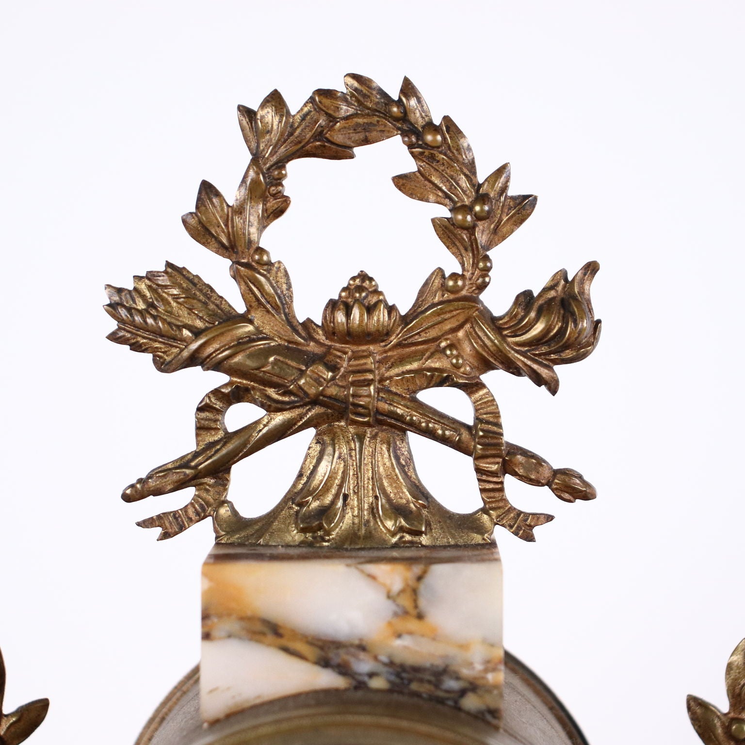 Antique Triptych Marble and Bronze Clock France XIX Century - France Second half of the 19th century | Antiques  Fancy Goods