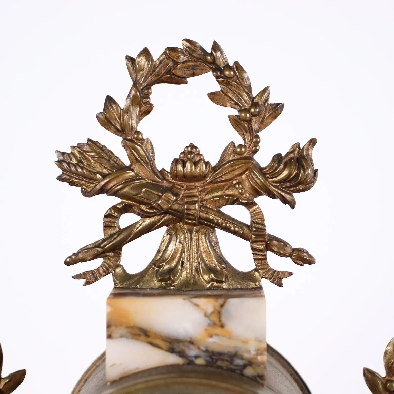 Antique Triptych Marble and Bronze Clock France XIX Century - France Second half of the 19th century | Antiques | Fancy Goods