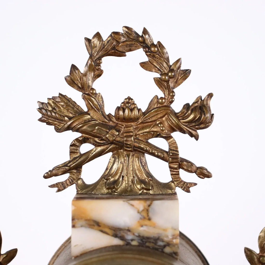 Antique Triptych Marble and Bronze Clock France XIX Century - France Second half of the 19th century | Antiques | Fancy Goods