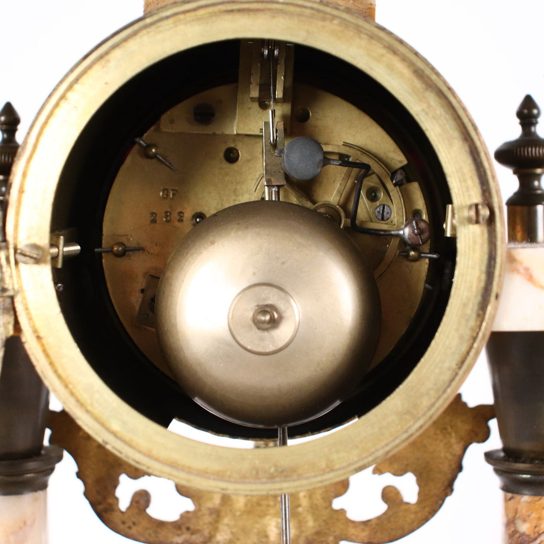 Antique Triptych Marble and Bronze Clock France XIX Century - France Second half of the 19th century | Antiques  Fancy Goods