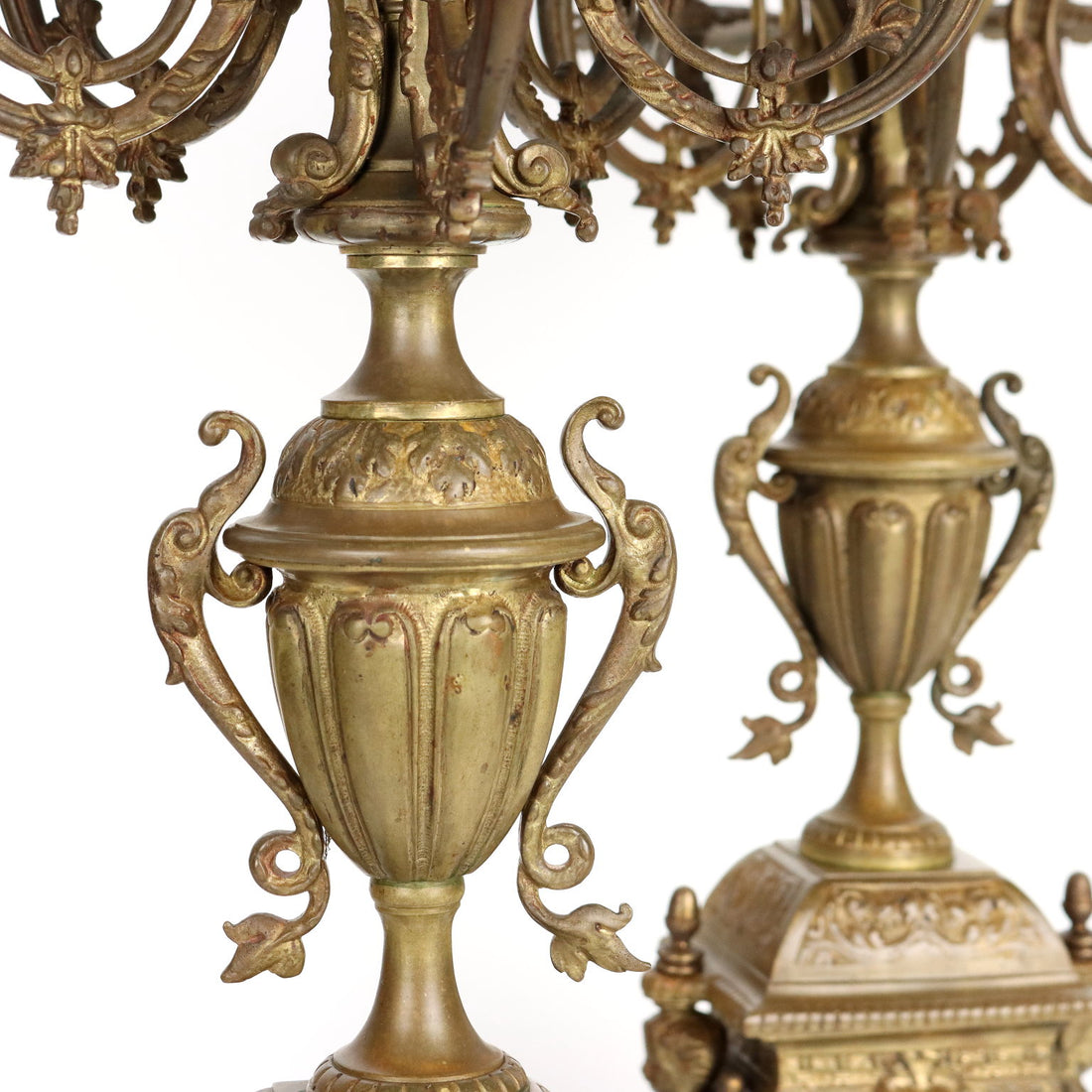 Triptych Clock Bronze France XIX Century - France Last Fourth 19th Century | Antiques  Fancy Goods