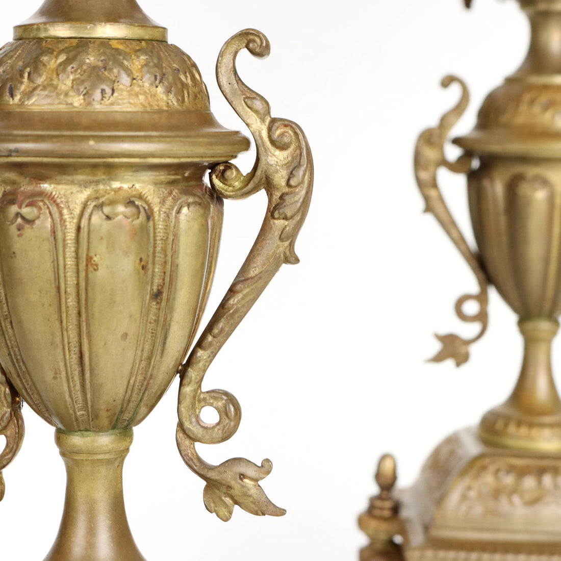 Triptych Clock Bronze France XIX Century - France Last Fourth 19th Century | Antiques  Fancy Goods