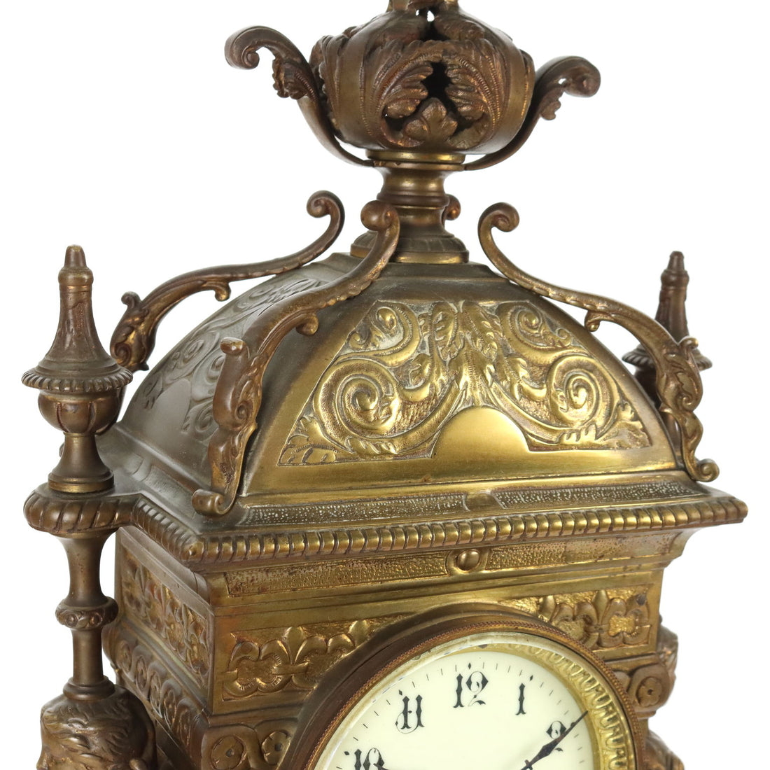 Triptych Clock Bronze France XIX Century - France Last Fourth 19th Century | Antiques  Fancy Goods
