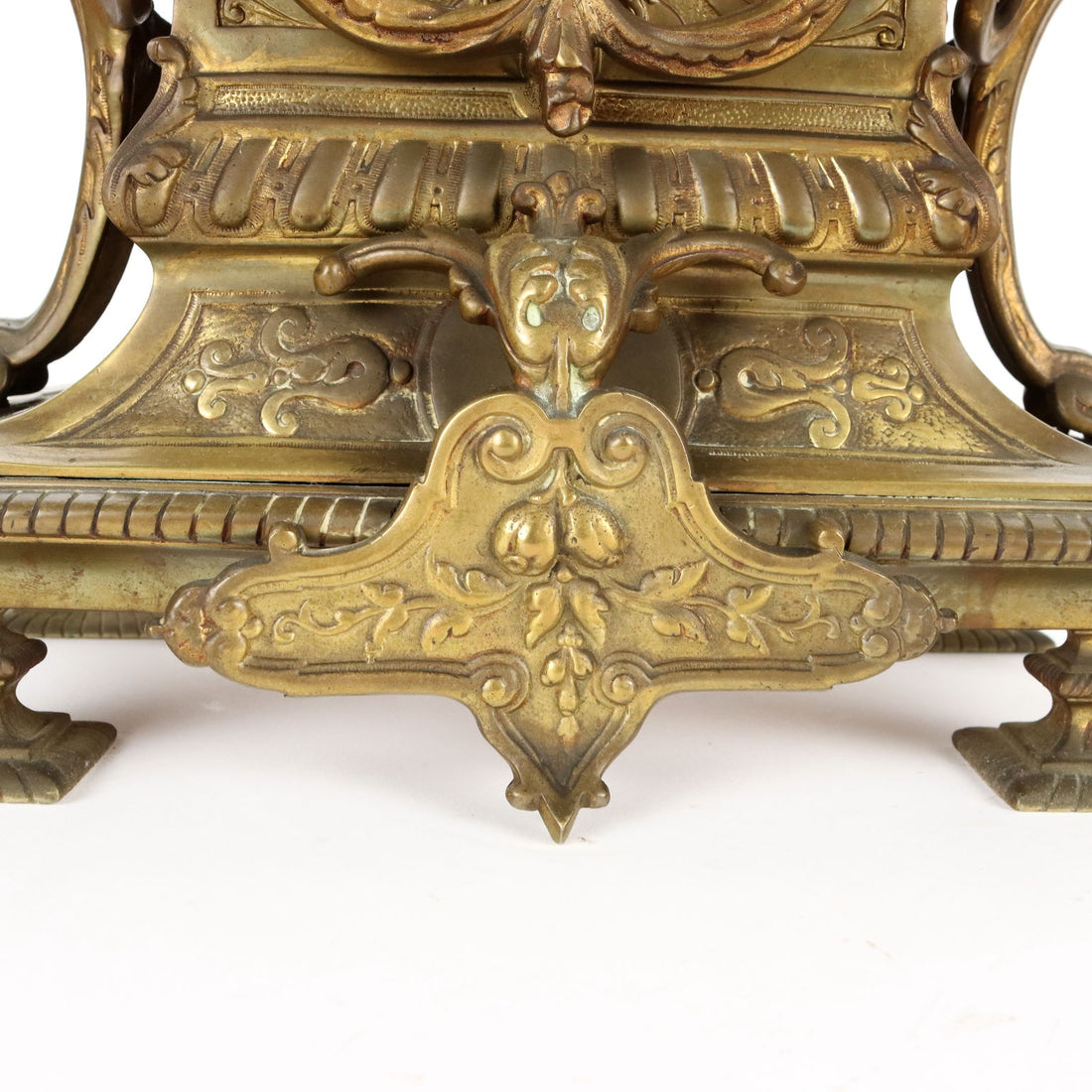 Triptych Clock Bronze France XIX Century - France Last Fourth 19th Century | Antiques  Fancy Goods