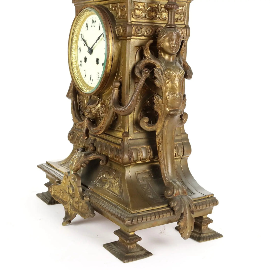 Triptych Clock Bronze France XIX Century - France Last Fourth 19th Century | Antiques | Fancy Goods