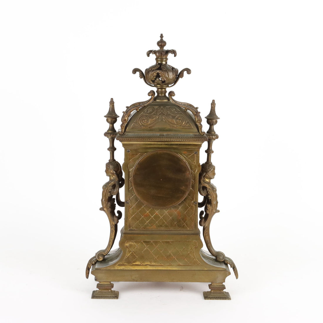Triptych Clock Bronze France XIX Century - France Last Fourth 19th Century | Antiques  Fancy Goods