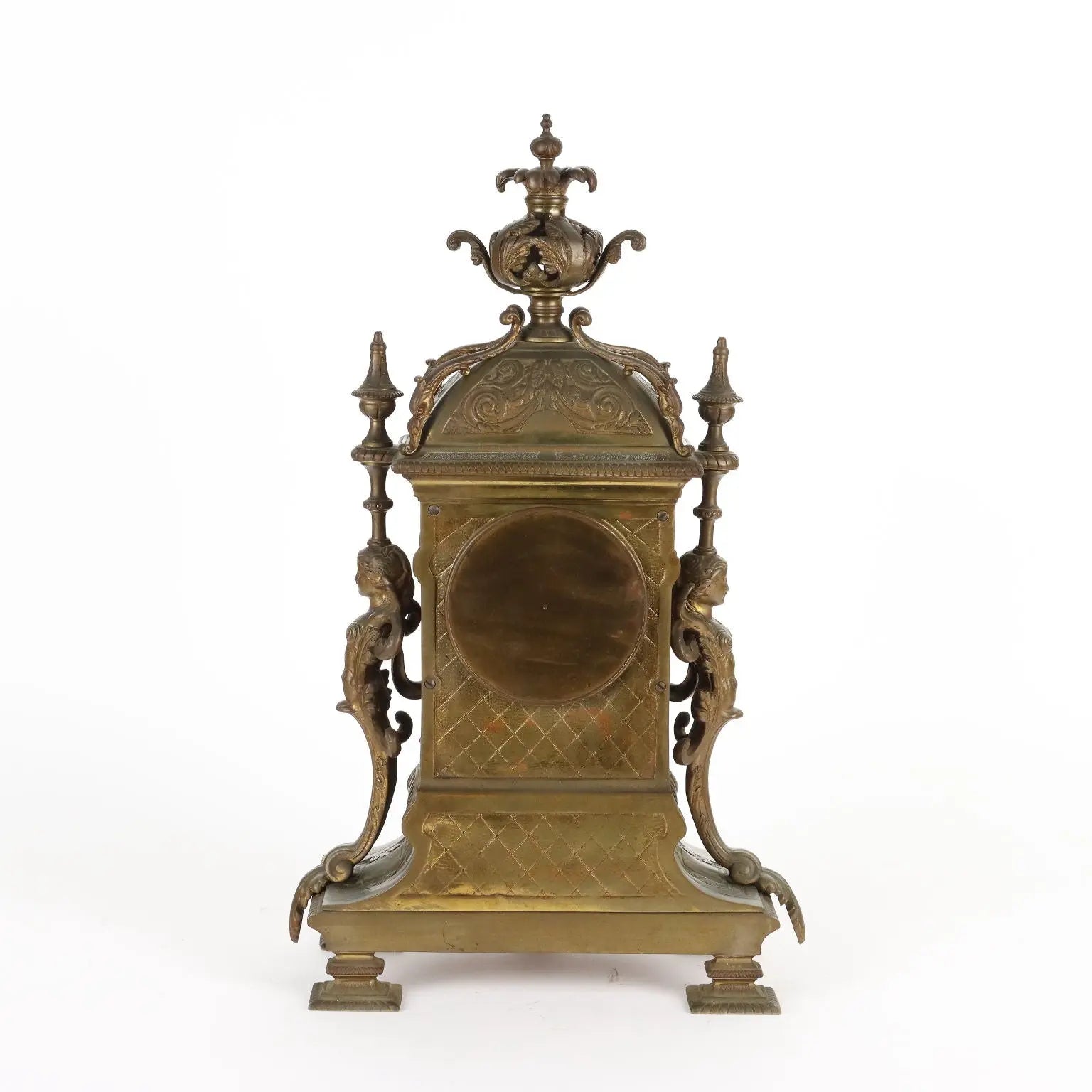 Triptych Clock Bronze France XIX Century - France Last Fourth 19th Century | Antiques | Fancy Goods