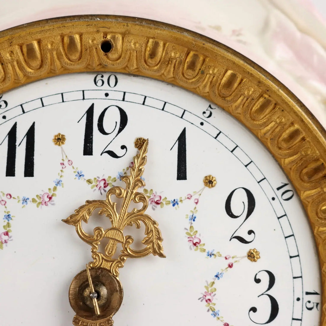 Countertop Clock Baroque Style Porcelain France XIX Century - France Second half of the 19th century | Antiques | Fancy Goods
