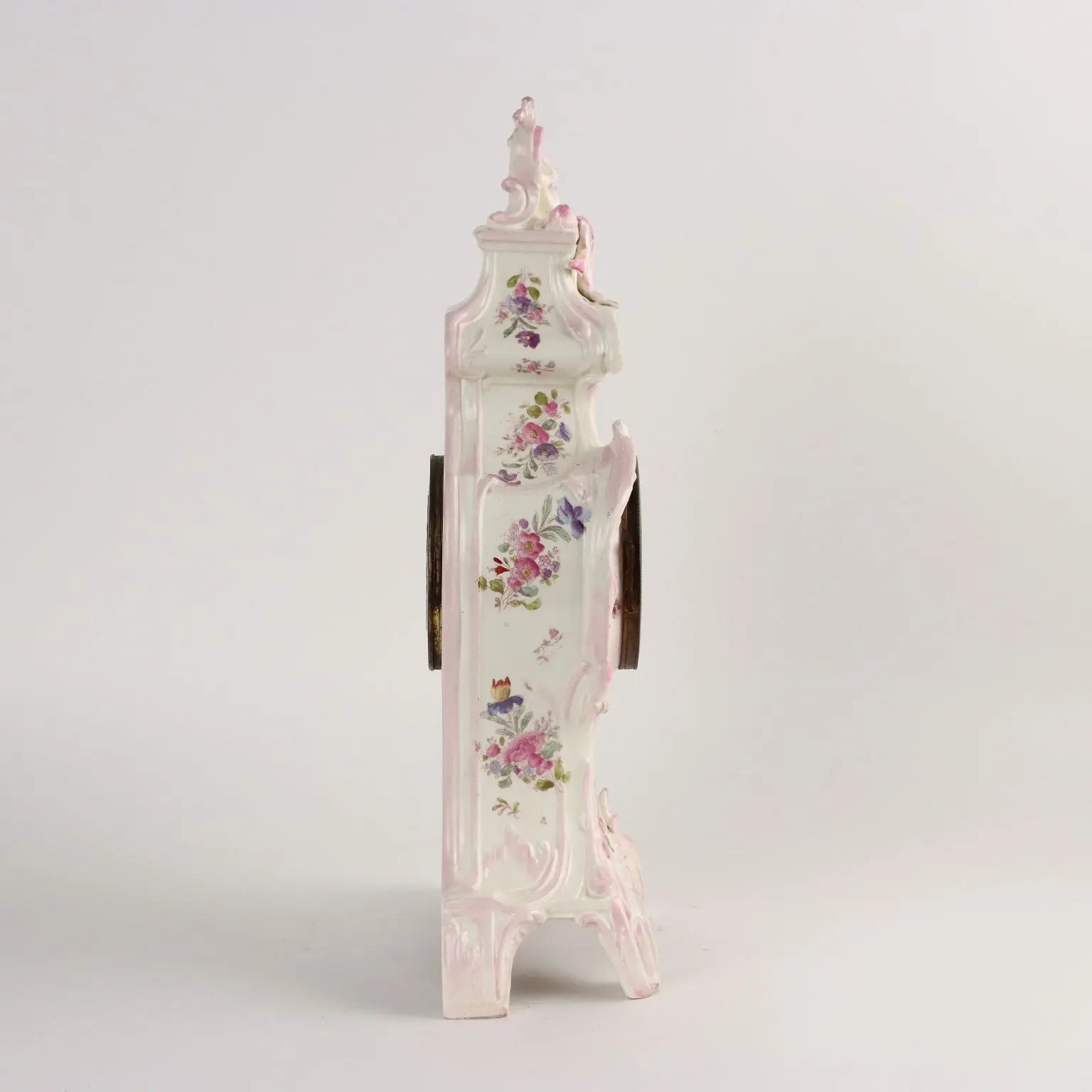 Countertop Clock Baroque Style Porcelain France XIX Century - France Second half of the 19th century | Antiques | Fancy Goods