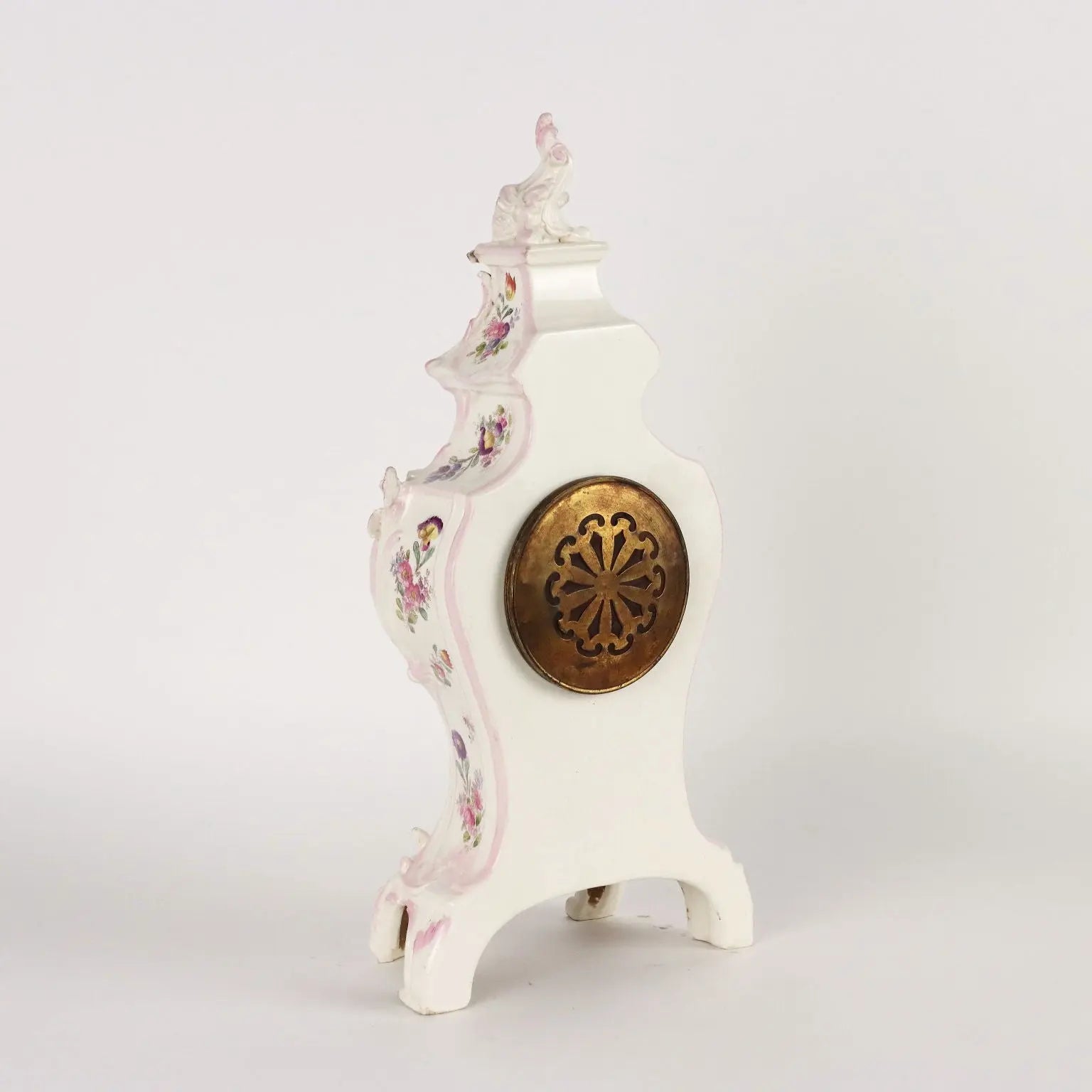 Countertop Clock Baroque Style Porcelain France XIX Century - France Second half of the 19th century | Antiques | Fancy Goods