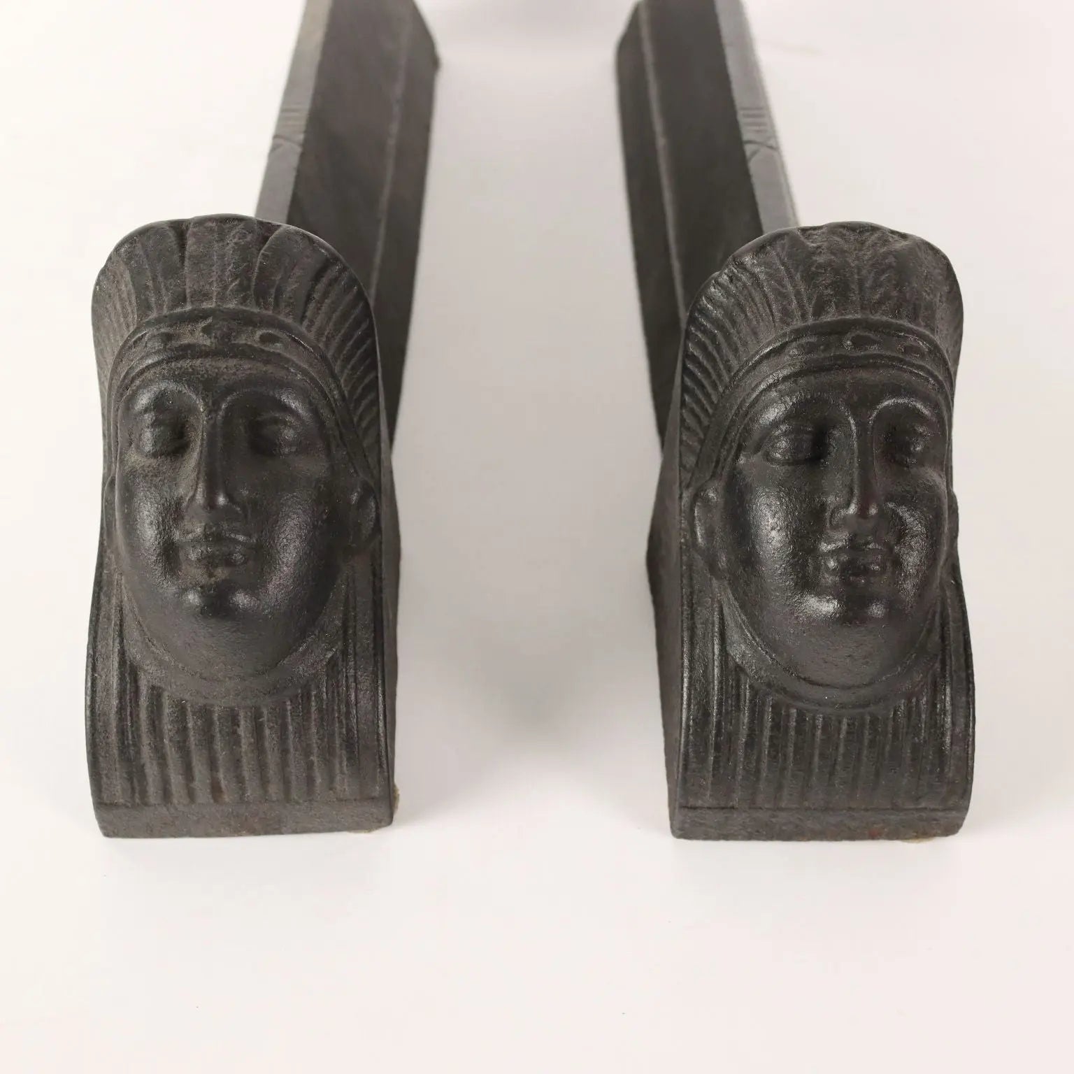 Couple of Fireplace Andirons Iron Europe XX Century - Europe, First Half XX Century | Antiques | Fancy Goods