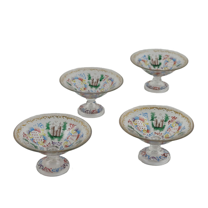 Group of 4 Glass Goblets Central Europe XX Century - Europe, Early XX Century | Antiques  Fancy Goods