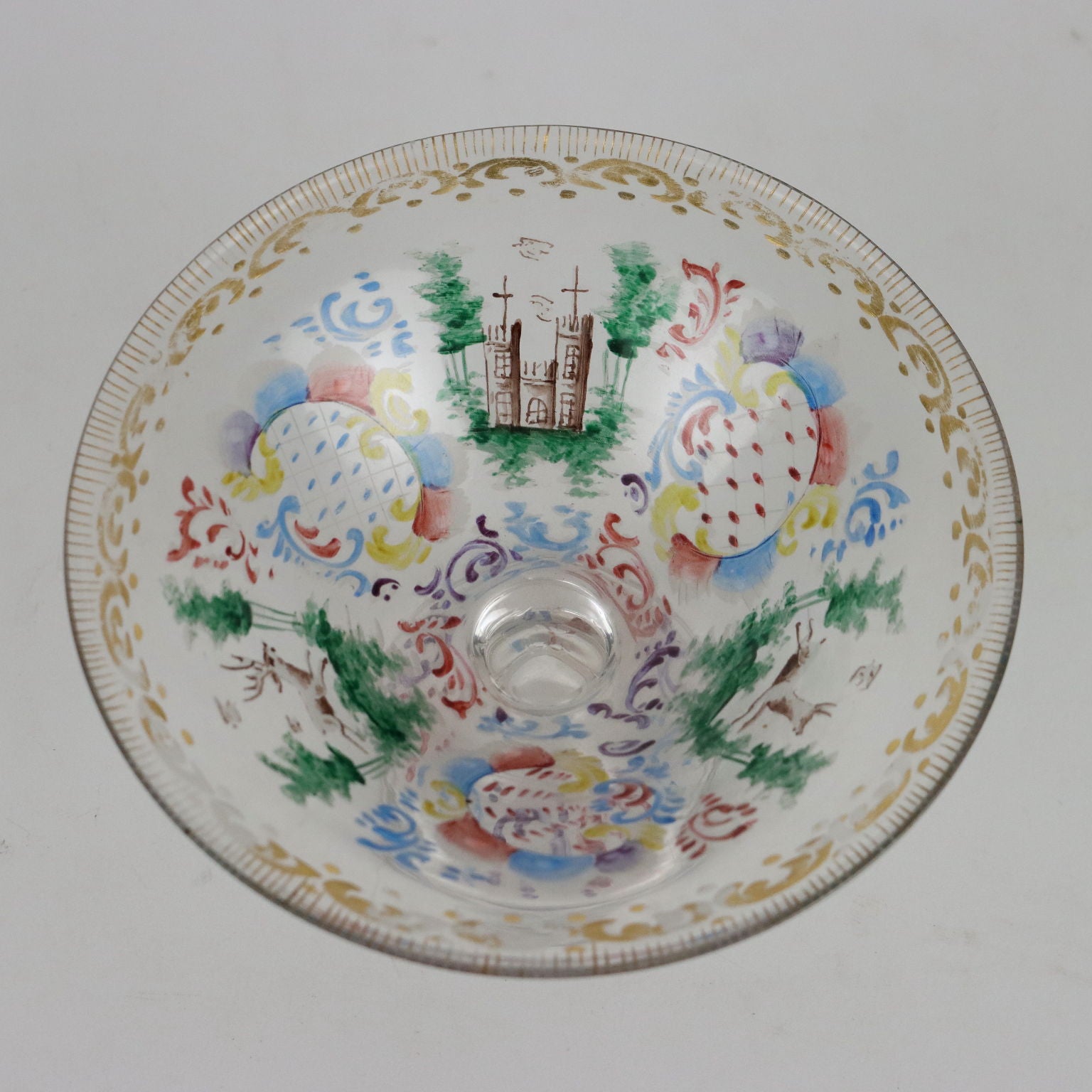 Group of 4 Glass Goblets Central Europe XX Century - Europe, Early XX Century | Antiques  Fancy Goods