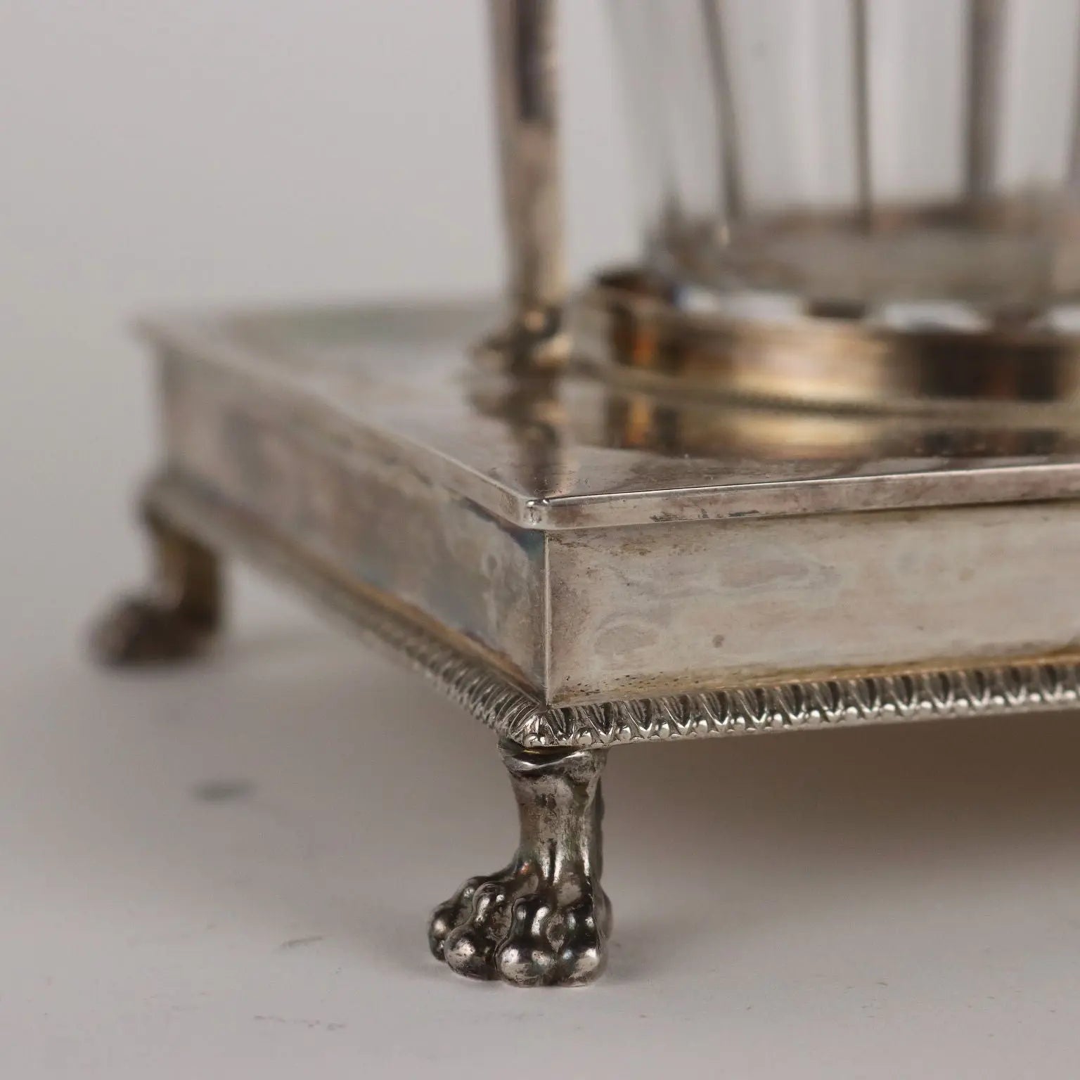 Ancient Vinegar Bottle Dupezard Paris '800 Embossed Silver Crystal - Paris 1809-1819 | Antiques  Fancy Goods